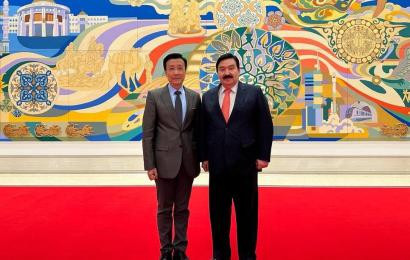 Председатель Правления Центра Н. Назарбаева  Булат Сарсенбаев встретился  с Послом Китайской Народной Республики Чжан Сяо