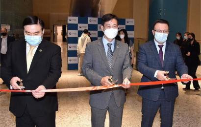 Chairman of the Management Board of N. Nazarbayev Center took part in the opening of the exhibition of Korean painting «Sumukhwa Monologue»