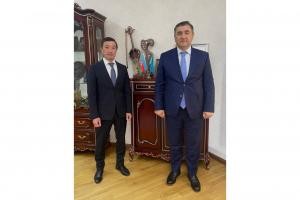 Встреча с Чрезвычайным и Полномочным Послом Азербайджана в Казахстане