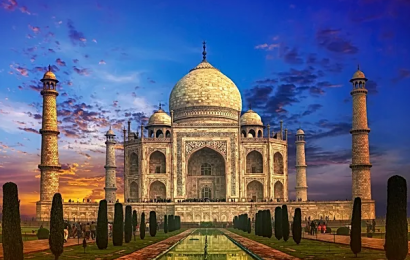 Taj Mahal.  India
