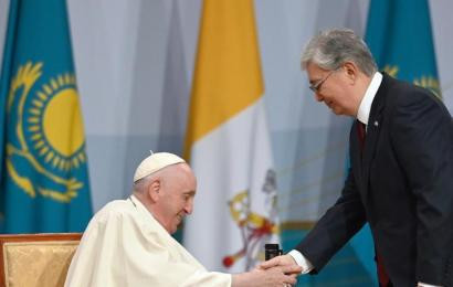 Pope visits Kazakhstan as 'peace pilgrim'