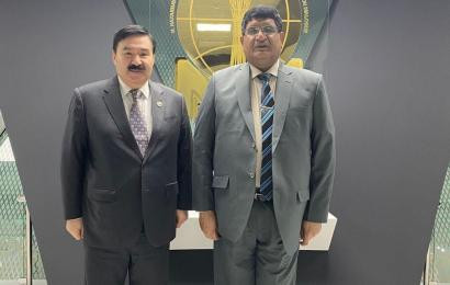 The Chairman of the Management Board of the Center N. Nazarbayev B. Sarsenbayev met with the Director General of the Islamic Research Institute at the International Islamic University Zia Ul Haq