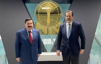 Булат Сарсенбаев встретился  с Послом Королевства Испания  в Республике Казахстан  Хорхе Урбиола Лопес де Монтенегро