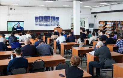 A lecture for the promotion of the Concept of Development of the Congress was held at the Kazakh Agrarian University named after S. Seifullin