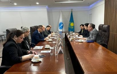 A MEETING WITH THE PALESTINIAN DELEGATION WAS HELD AT THE INTERNATIONAL CENTER FOR INTERFAITH AND INTERRELIGIOUS DIALOGUE