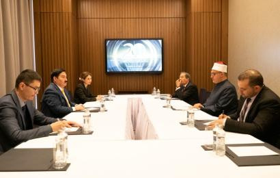 Bulat Sarsenbayev held bilateral meetings with participants of the XXI Secretariat of the Congress of the Leaders of World and Traditional Religions