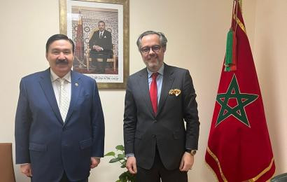 Председатель Правления Центра Н. Назарбаева встретился с Послом Марокко в РК