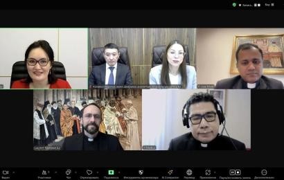 Орталық Қасиетті Тақтың Дінаралық диалог жөніндегі Дикастериясымен өтетін Екінші бірлескен коллоквиумға дайындық аясында онлайн-кездесу өткізді