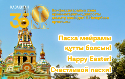Поздравление православных христиан с Пасхой!
