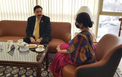 Состоялась встреча Председателя Правления Центра Н. Назарбаева  с Послом Индии в Казахстане