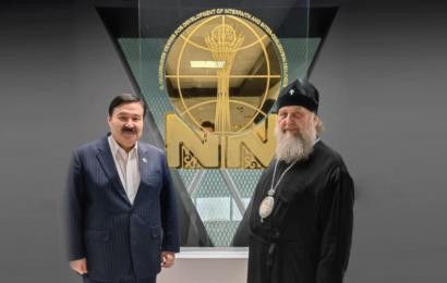 Chairman of the Board of the Center B. Sarsenbayev met with Metropolitan Alexander of Astana and Kazakhstan