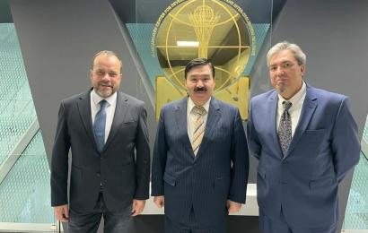 Chairman of the Management Board of the N.Nazarbayev Center Bulat Sarsenbayev met with the President of the NGO «LYN Community»  Wade Cusack