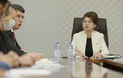 Minister Aida Balayeva visited the new office of the Nursultan Nazarbayev Center for the Development of Interfaith and  Intercivilizational Dialogue