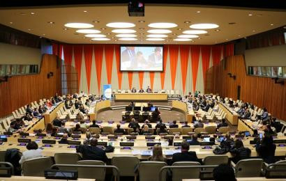 Congress of Leaders of World Religious presented at UN headquarters