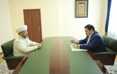 Булат Сарсенбаев встретился с Верховным муфтием Казахстана Наурызбай кажы Таганулы