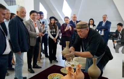 The exhibition "Dialogue of Religions for Peace through the eyes of Kazakhstani artists"