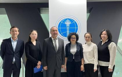 A Meeting with OSCE Staff Was Held at the International Center