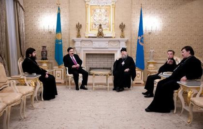 Булат Сарсенбаев встретился с Митрополитом Александром