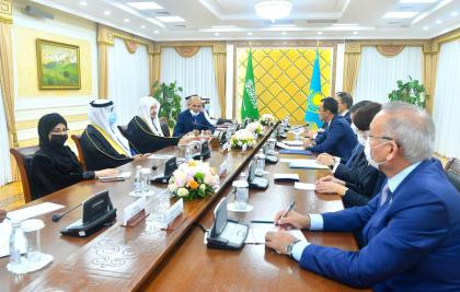Сенат Спикері Сауд Арабиясы Консультативтік Кеңесінің Төрағасымен кездесті