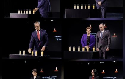 Astana Honors the Memory of Holocaust Victims: International Ceremony at the Palace of Peace and Reconciliation