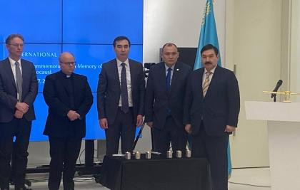 Председатель Правления Центра Б.Сарсенбаев принял участие в международном Дне памяти жертв Холокоста